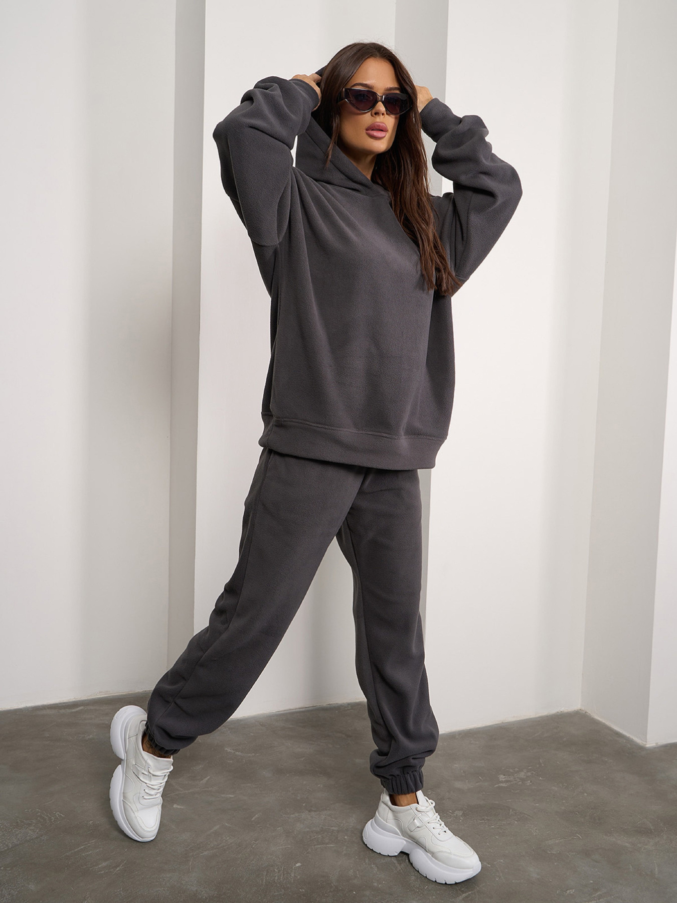 Костюм ISSA Plus модель 14876_серый Фото