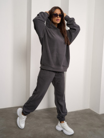 Костюм ISSA Plus модель 14876_серый Фото