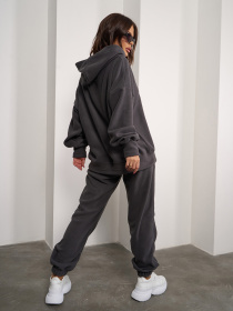 Повседневный костюм ISSA Plus модель 14876_серый Повседневный костюм ISSA Plus модель 14876_серый Фото