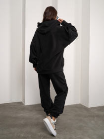 Повсякденний костюм ISSA Plus модель 14876_черный Повсякденний костюм ISSA Plus модель 14876_черный Фото