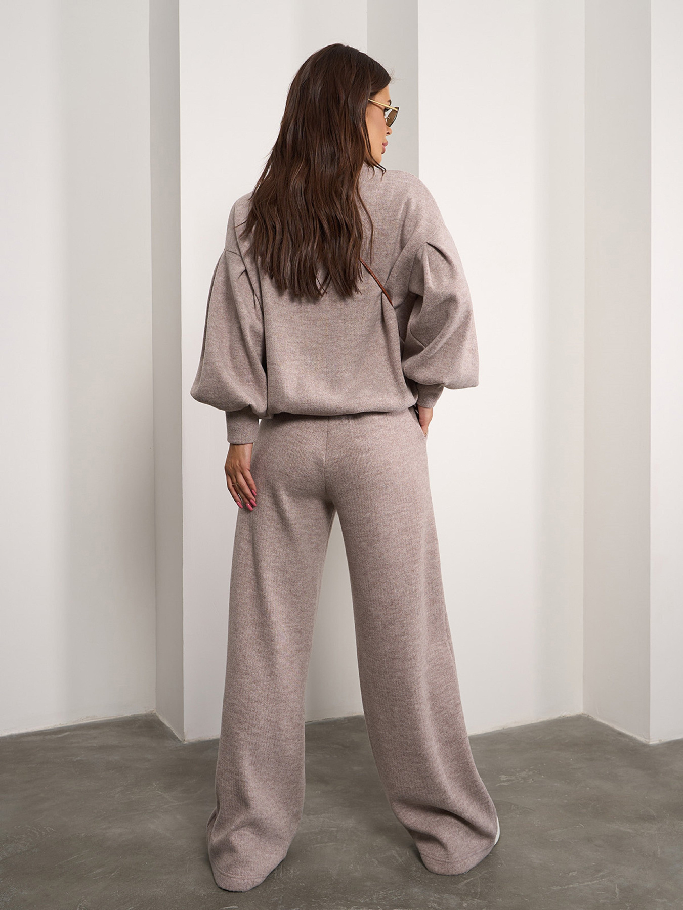 Повсякденний костюм ISSA Plus модель SA-572_коричневый Фото