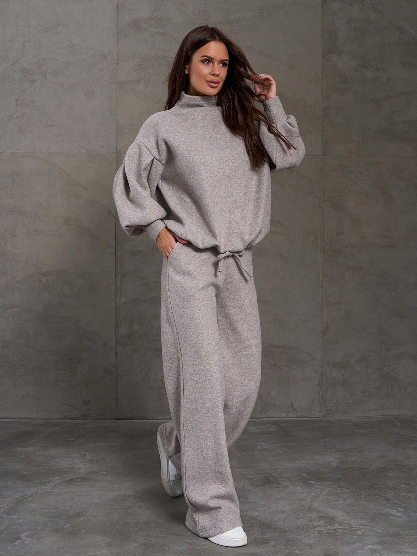 Костюм ISSA Plus модель SA-572_бежевый Фото