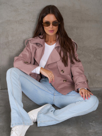 Тренч ISSA Plus модель 14881_коричневый Тренч ISSA Plus модель 14881_коричневый Фото