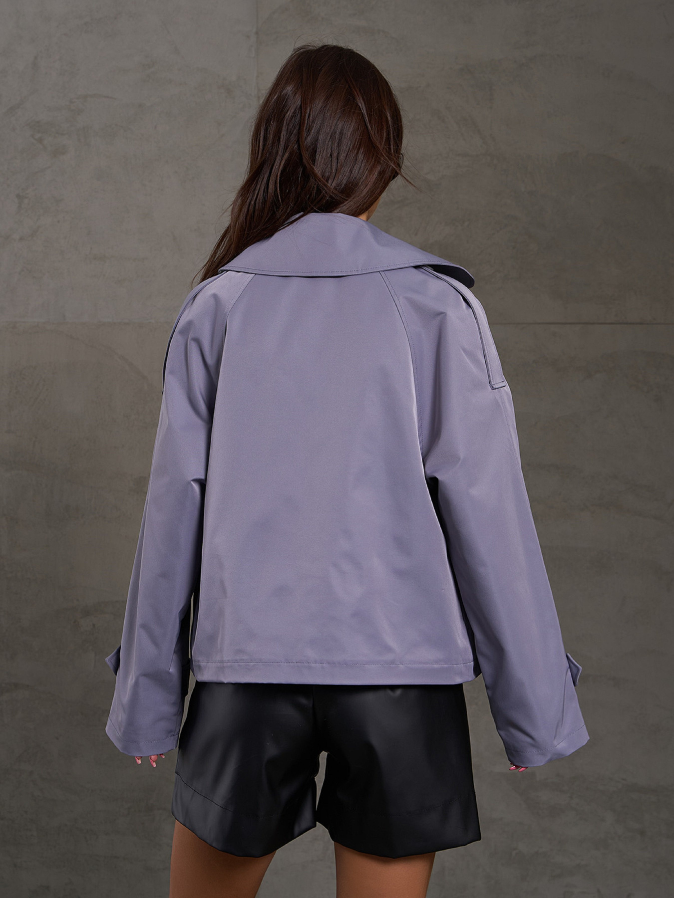 Тренч ISSA Plus модель 14881_серый Фото