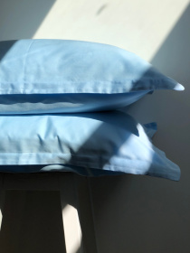 Комплект постільної білизни класичний небесно-блакитний Cozy модель 8047819 Фото