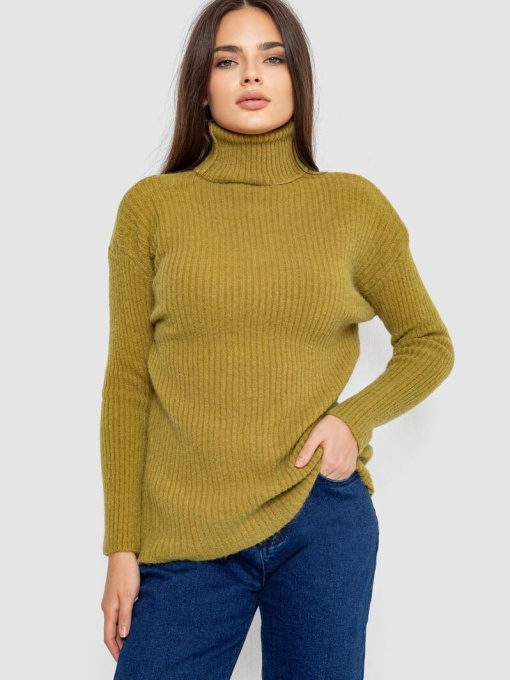 Гольф жіночий однотонний 242R051 модель У-1131332::000000158 Фото