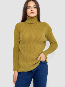 Гольф жіночий однотонний 242R051 модель У-1131332::000000158 Фото