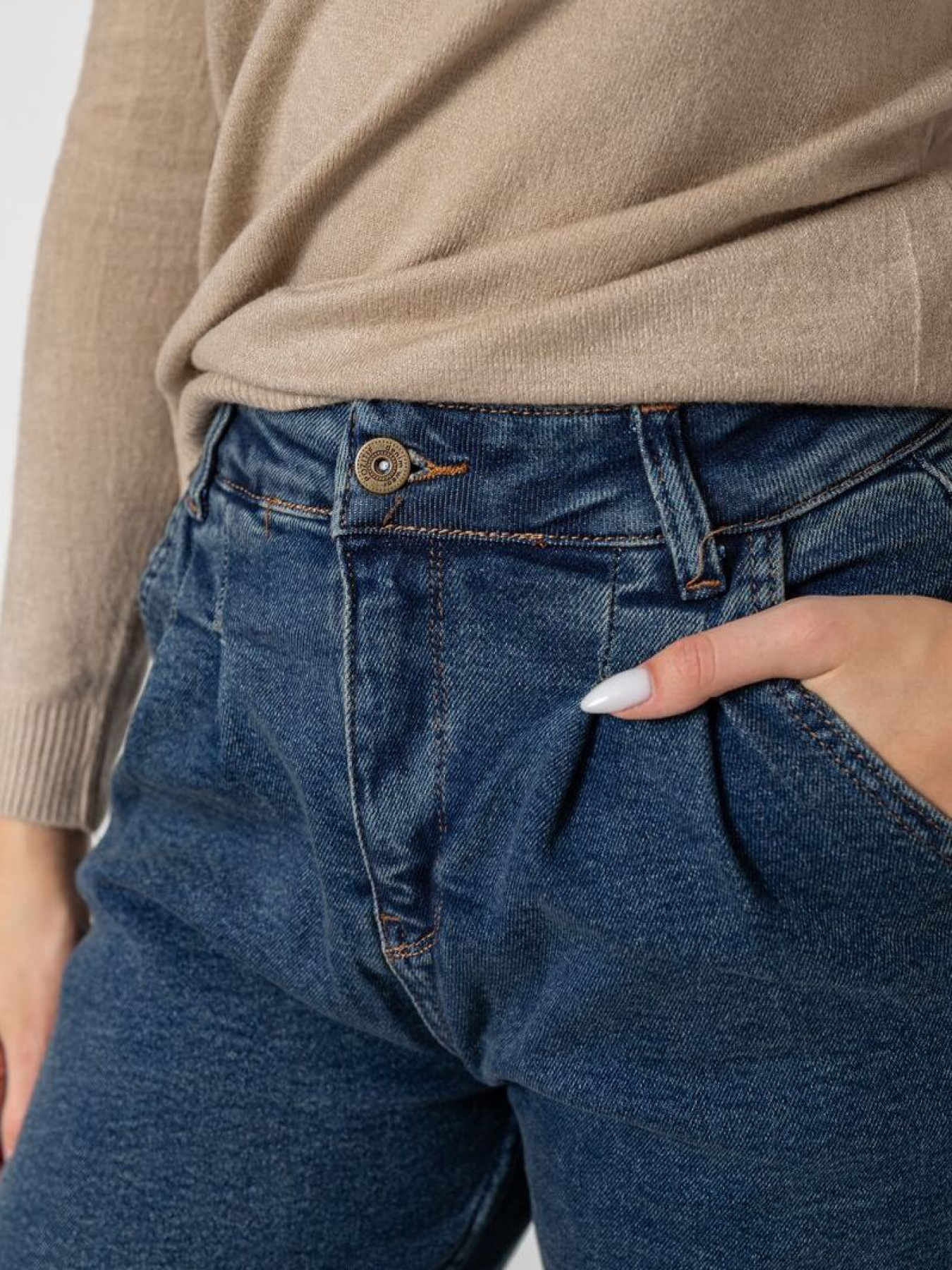 Джинсы мом Ager модель У-1131113::000000084 Фото