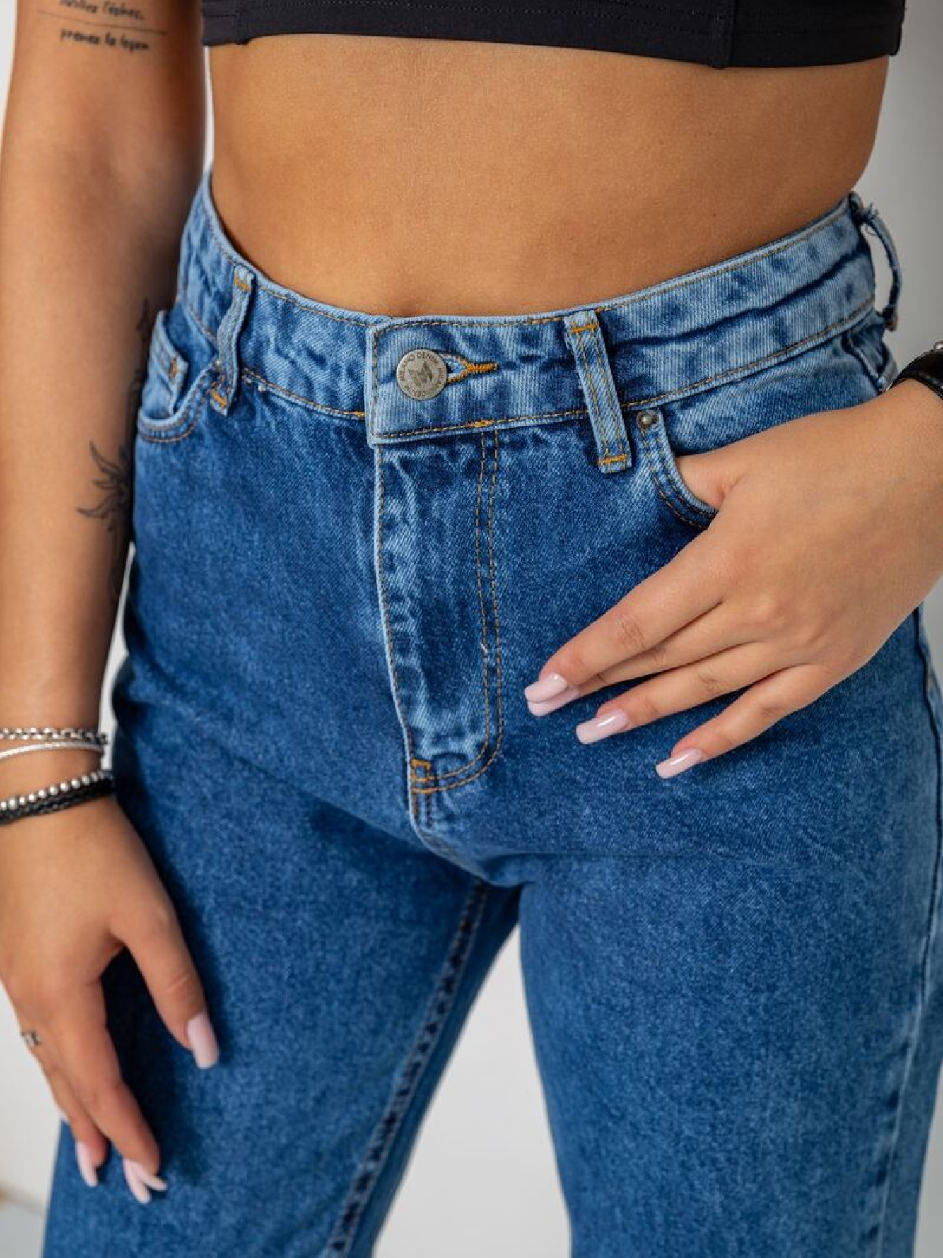 Джинсы мом Ager модель У-1131096::000000084 Фото