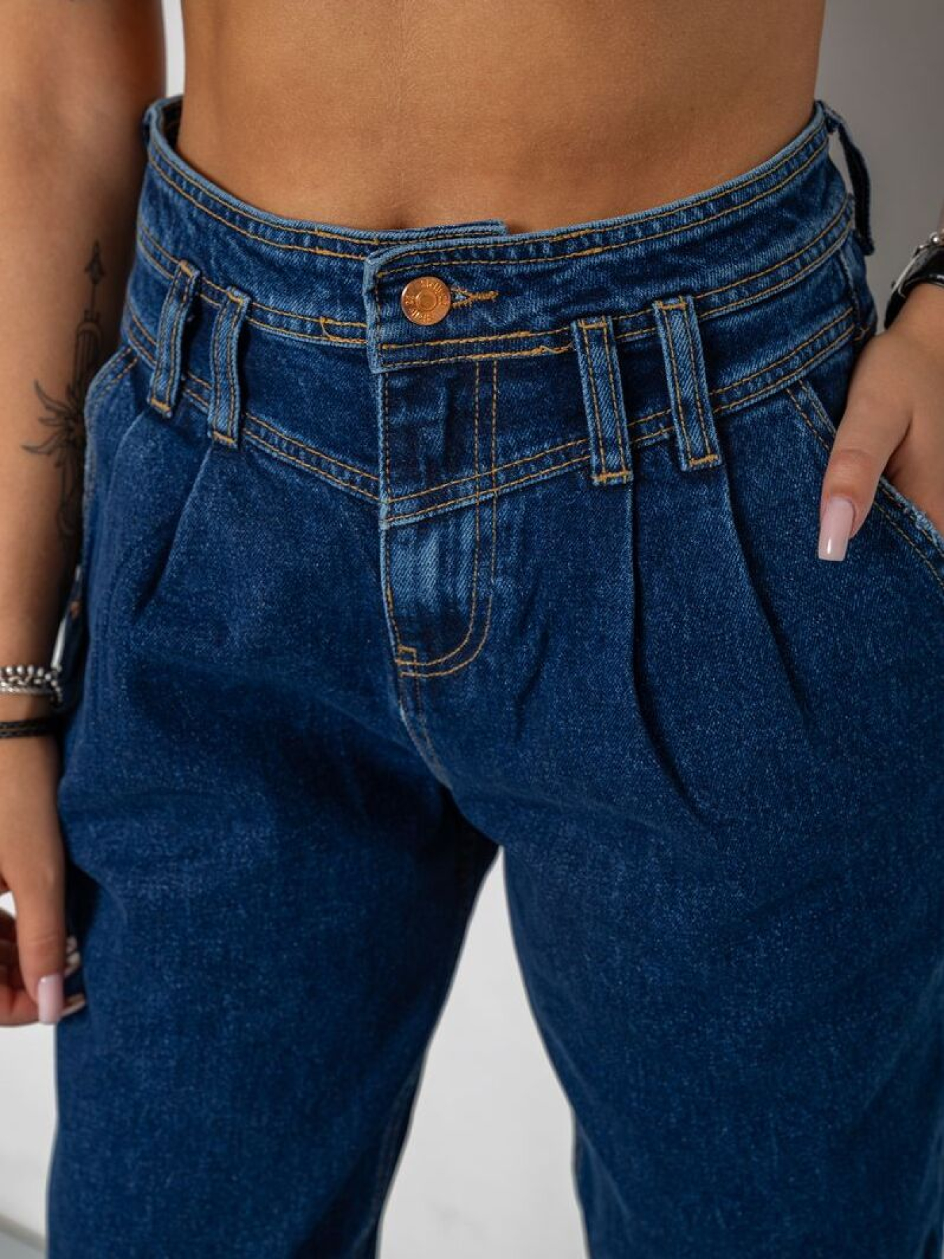 Джинсы мом Ager модель У-1131086::000000084 Фото