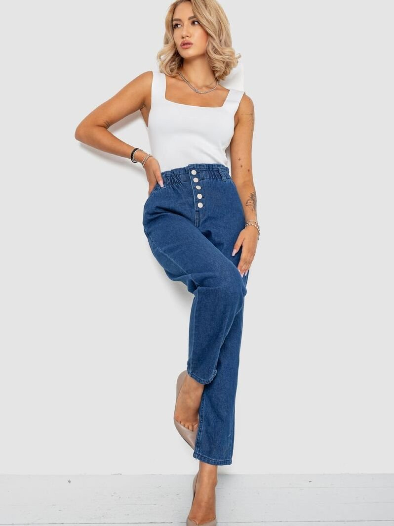 Джинсы мом Ager модель У-1130562::000000084 Фото