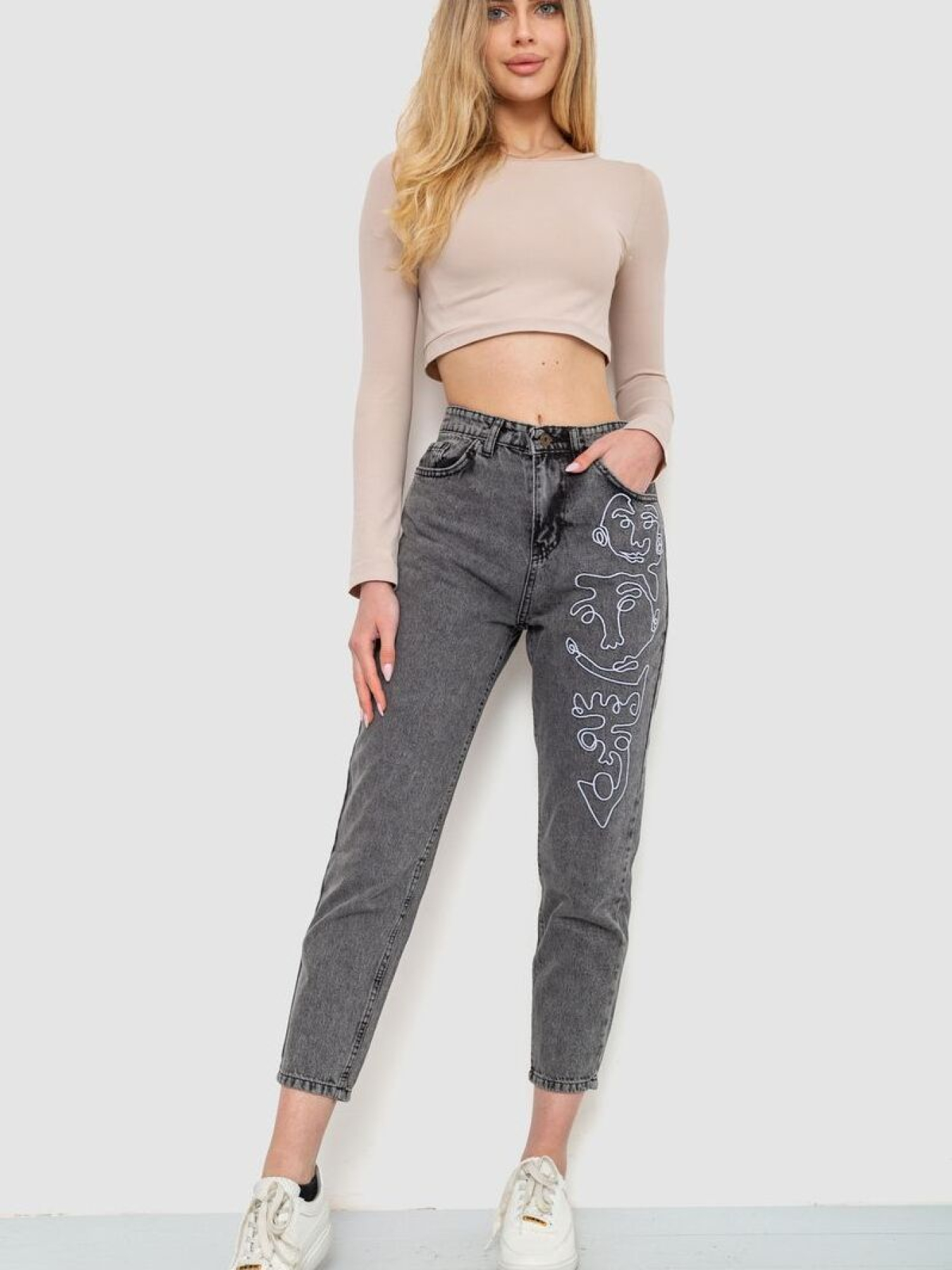 Джинси мом Ager модель У-1129133::000000072 Фото