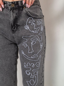 Джинси мом Ager модель У-1129133::000000072 Фото