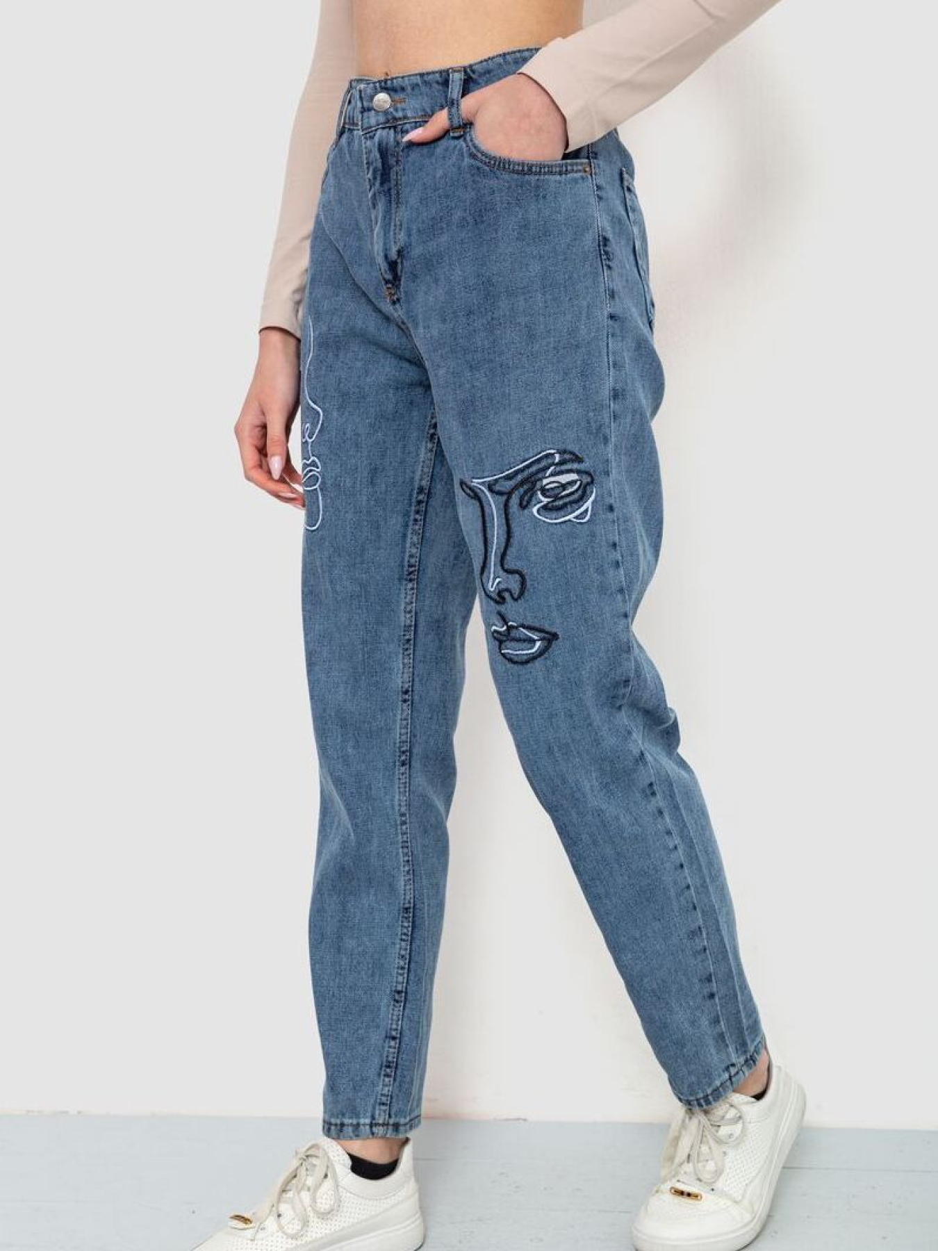 Джинсы мом Ager модель У-1129134::000000084 Фото