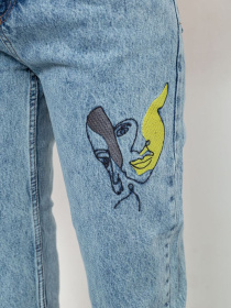 Джинсы мом Ager модель У-1129137::000000084 Фото