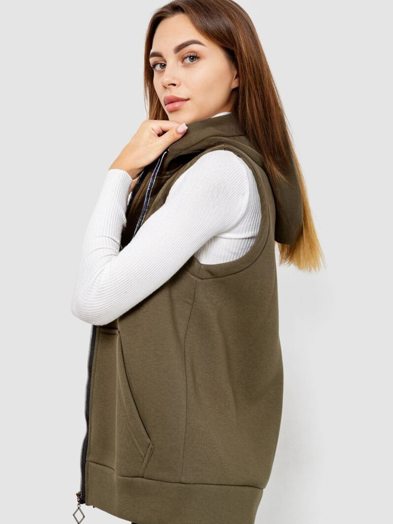 Жилетка женская на флисе 102R341 модель У-1130729::000000227 Фото