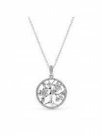 Кольє PANDORA Moments модель 390384CZ Кольє PANDORA Moments модель 390384CZ Фото