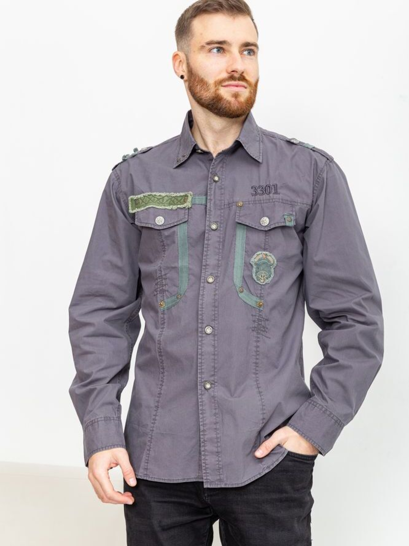 Сорочка повсякденна Ager модель У-1121576::000000087 Фото