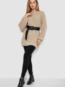 Свитер-туника с поясом 242R050 модель У-1131329::000000023 Фото