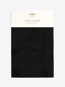 Килимок для ванної "Лиман" чорний MBM HOME модель BM-02 M BLACK Фото