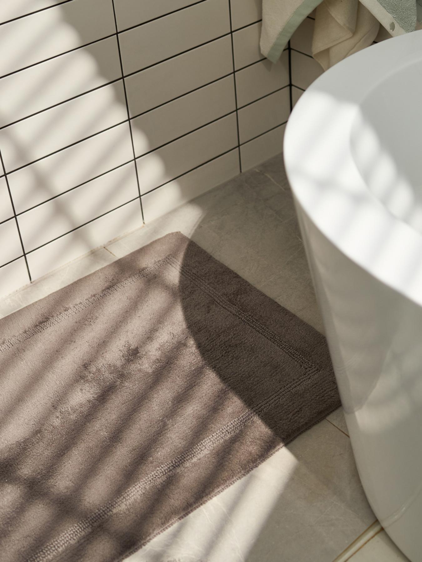 Коврик для ванной "Лиман" темно-серый MBM HOME модель BM-02 DARK GRAY Фото