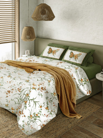 Наволочка "Квіткове поле" з натурального сатину MBM HOME модель BL-P-02 GREEN/PRINT Наволочка "Квіткове поле" з натурального сатину MBM HOME модель BL-P-02 GREEN/PRINT Фото