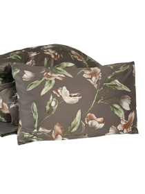 Наволочка "Весенний цвет" из натурального сатина MBM MY HOME модель BL-P-03 GRAY/PRINT Фото