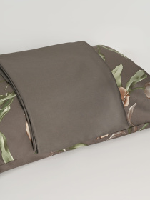 Простынь "Весенний цвет" из натурального сатина MBM MY HOME модель BL-FS-05/06 GRAY Фото