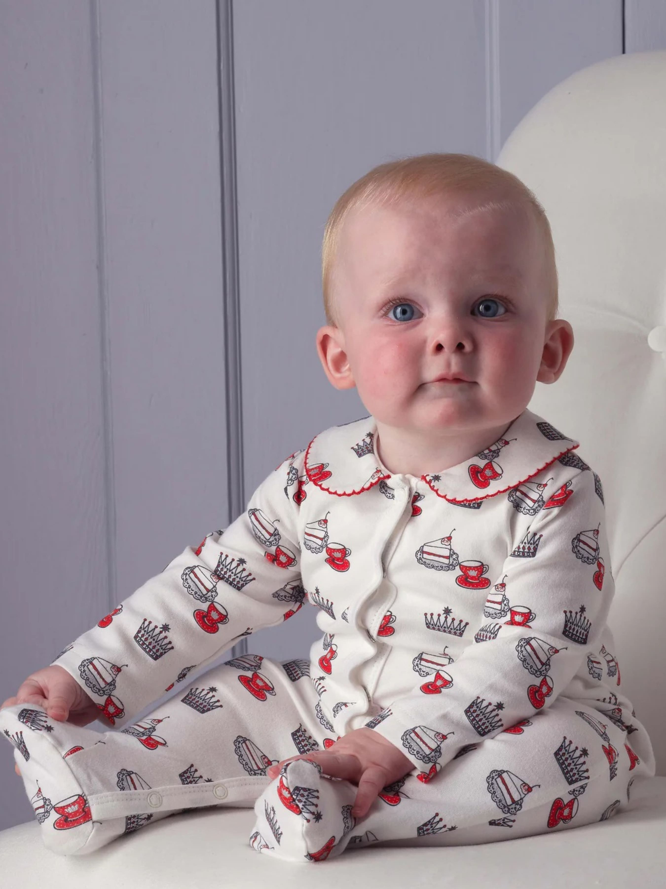 Нательный комбинезон Rachel Riley модель RRHCBA08REGY-IVR Фото