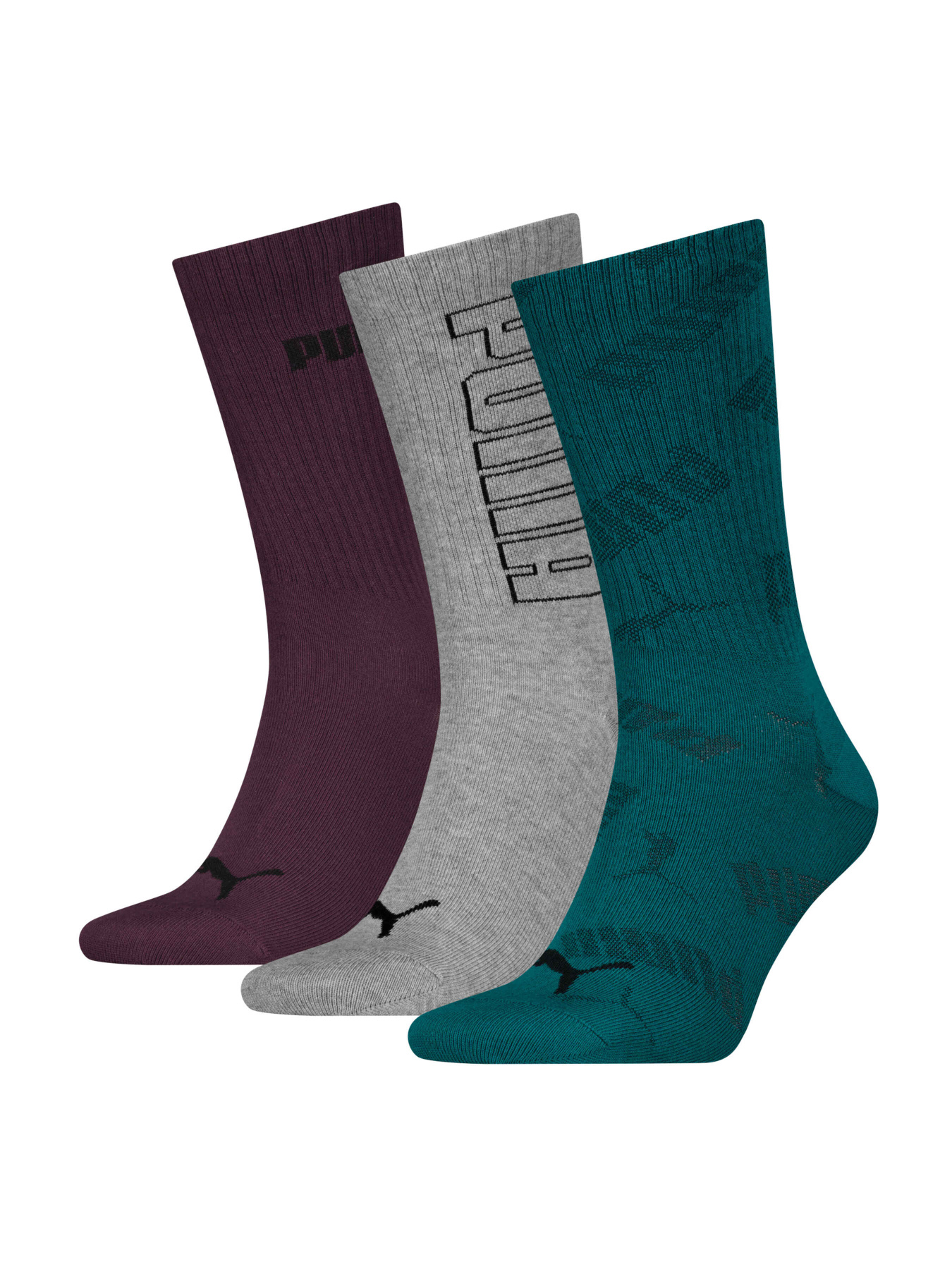 Набір шкарпеток PUMA Unisex Mesh Logo Crew S модель 938564 Фото