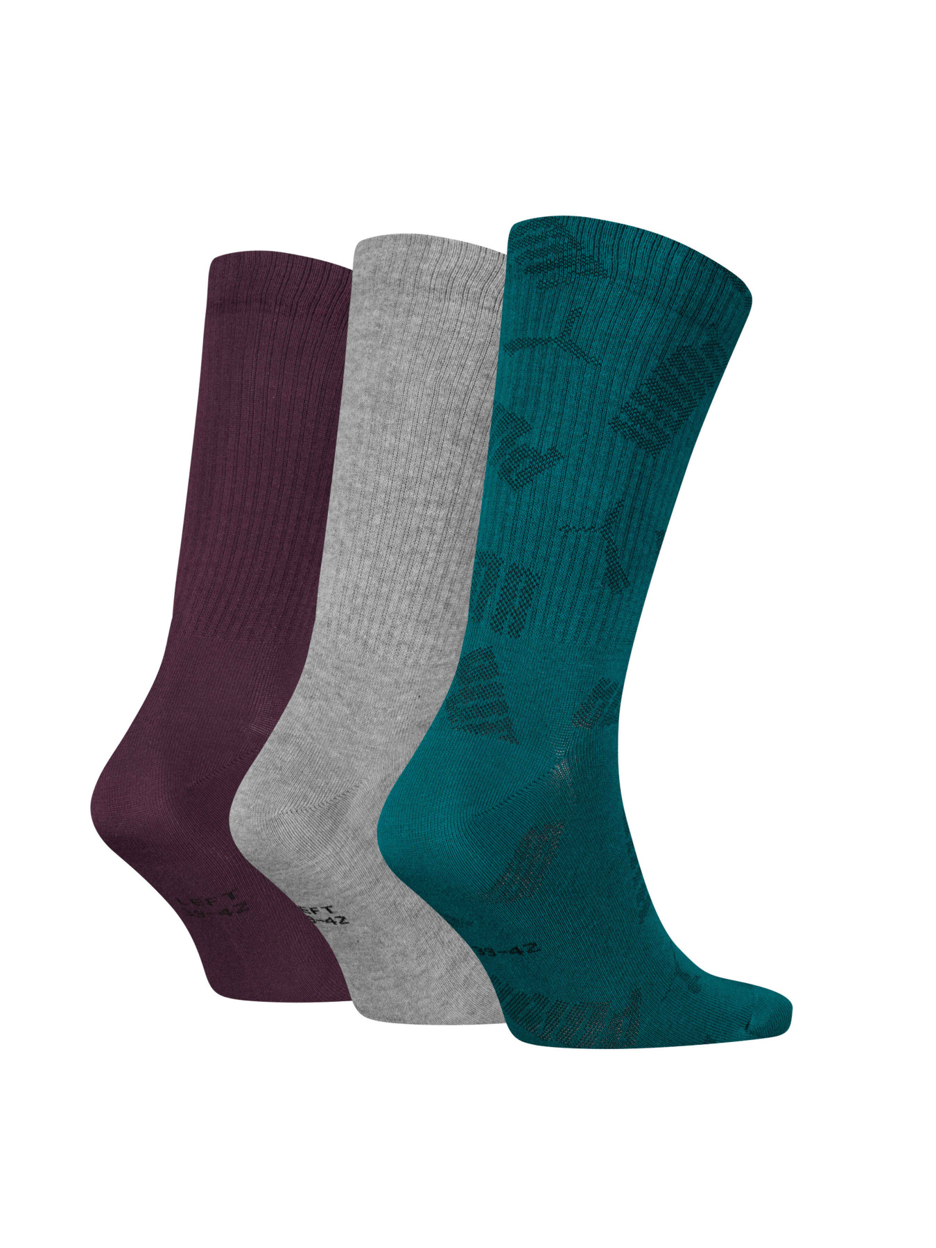 Набор носков PUMA Unisex Mesh Logo Crew S модель 938564 Набор носков PUMA Unisex Mesh Logo Crew S модель 938564 Фото