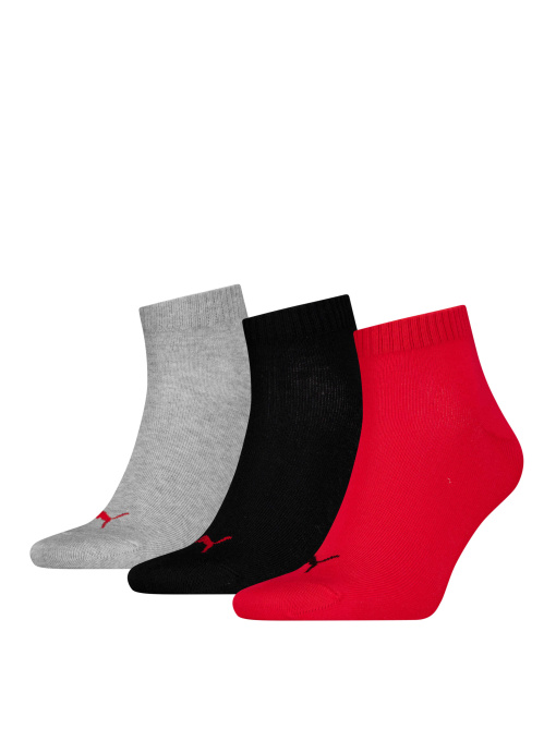 Набор носков PUMA Unisex Quarter Plain 3p модель 938589 Фото