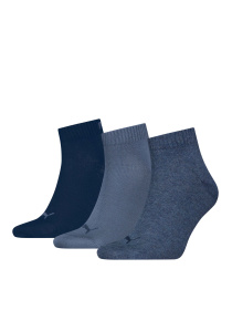 Набор носков PUMA Unisex Quarter Plain 3p модель 938589 Фото