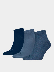 Шкарпетки та гольфи PUMA Unisex Quarter Plain 3p модель 938589 Фото