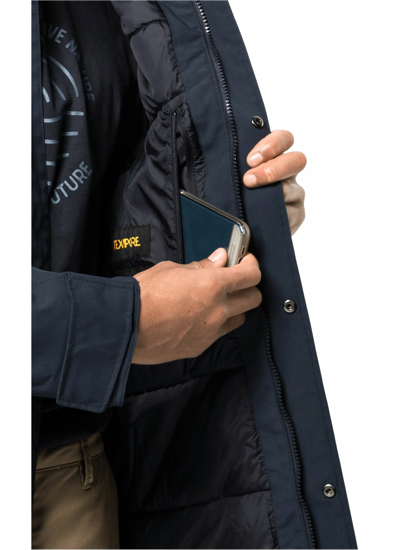 Парка Jack Wolfskin Glacier Canyon Parka модель 1107674_1010 Фото