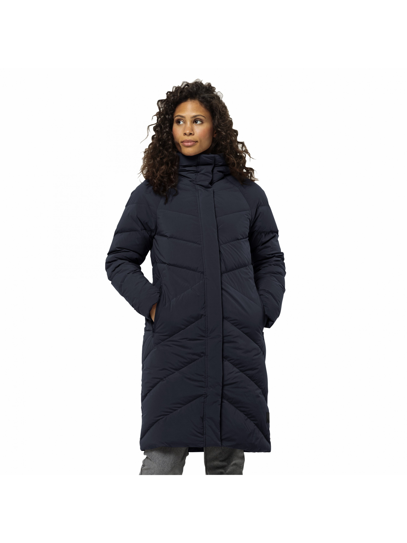 Пуховик Jack Wolfskin Marienplatz coat w модель 1206971_1010 Фото