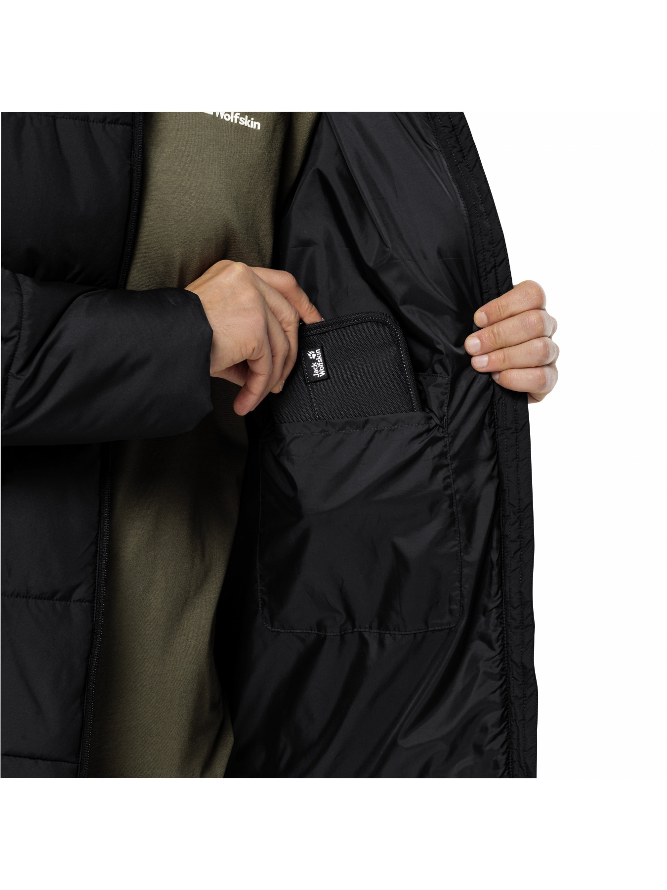 Пуховик Jack Wolfskin Deutzer Long Jkt модель 1207451_6000 Фото