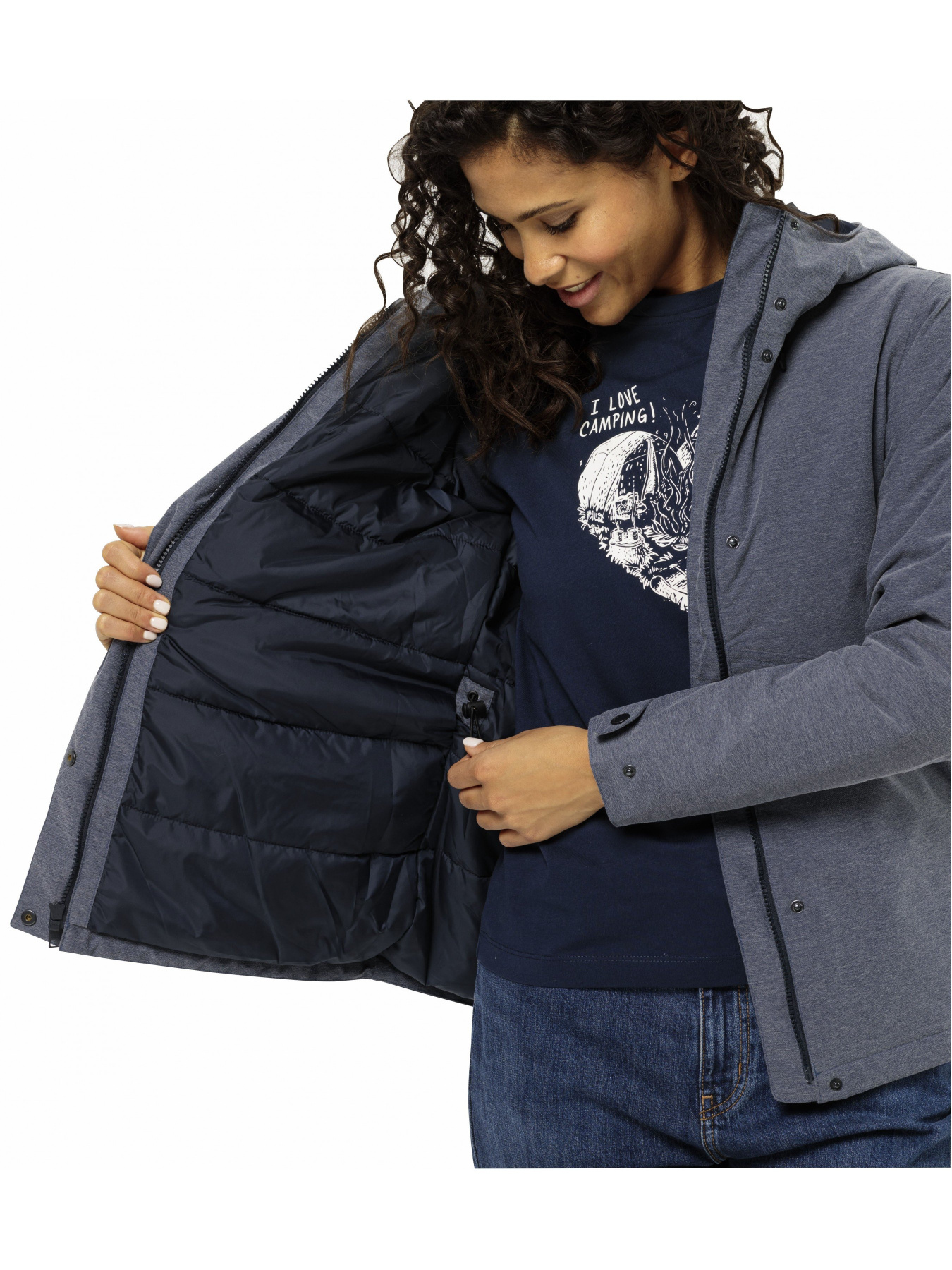 Зимняя куртка Jack Wolfskin Snowy Park Jkt модель 1116051_1010 Фото