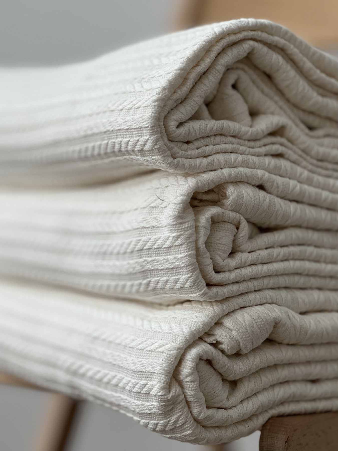 Плед хлопковый Cream OWLED модель CP-1001-C Фото