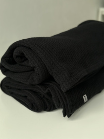 Плед хлопковый Black Diamond OWLED модель CP-1001-B Фото