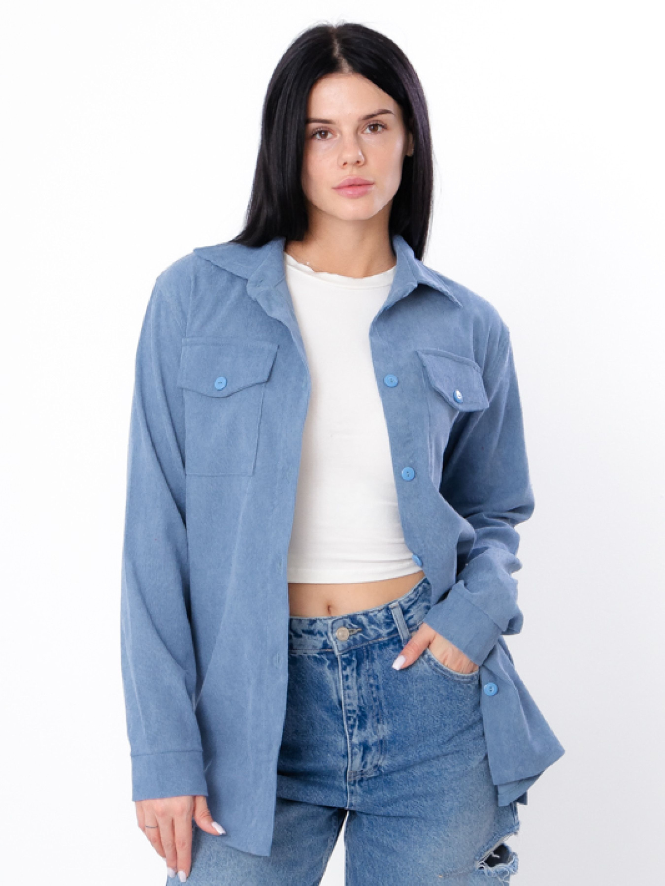 Рубашка Носи своє модель 3378-045-temno-blakitnij Фото