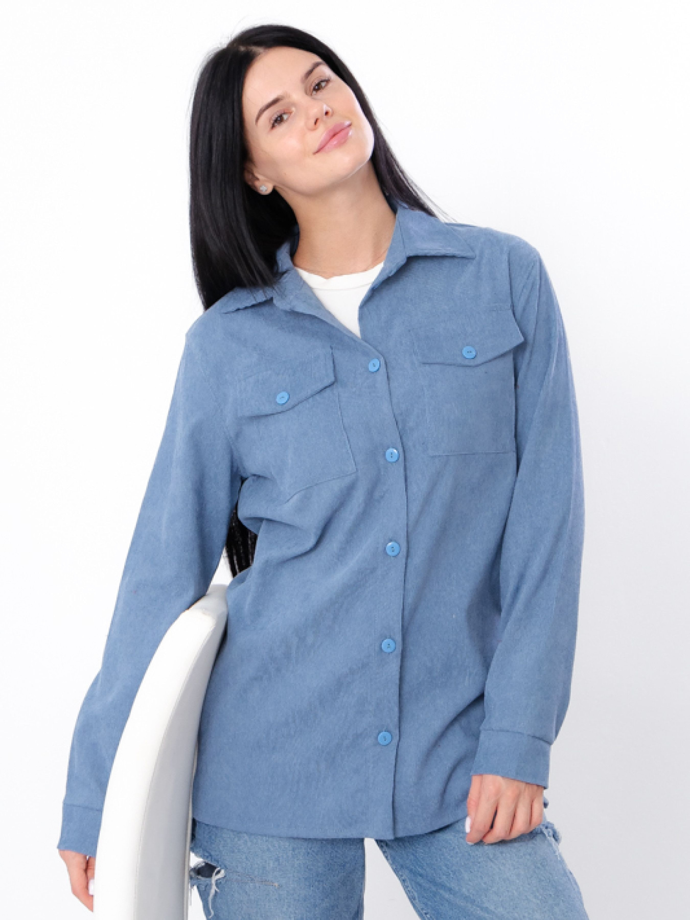 Рубашка Носи своє модель 3378-045-temno-blakitnij Фото