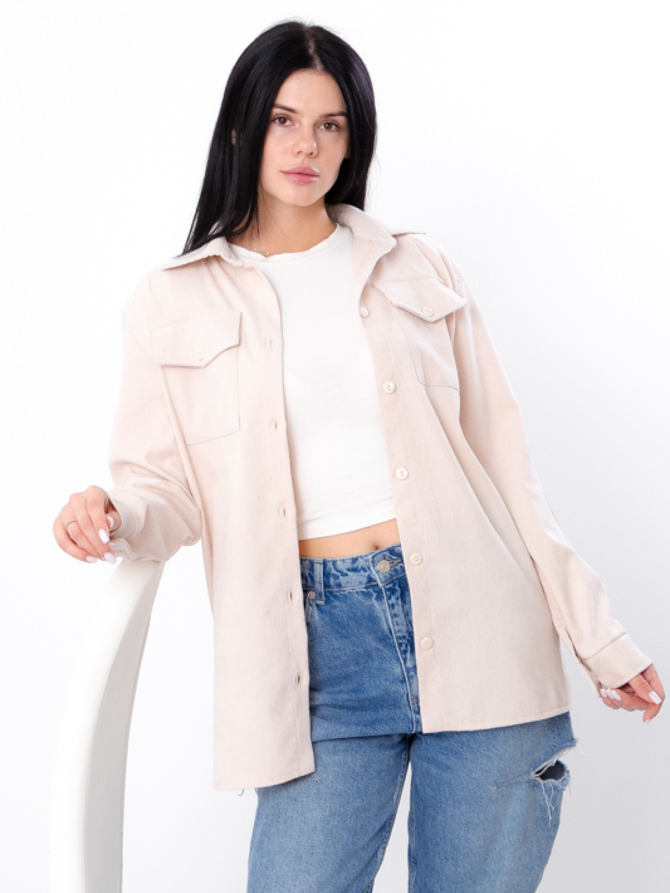 Рубашка Носи своє модель 3378-045-kremovij Фото