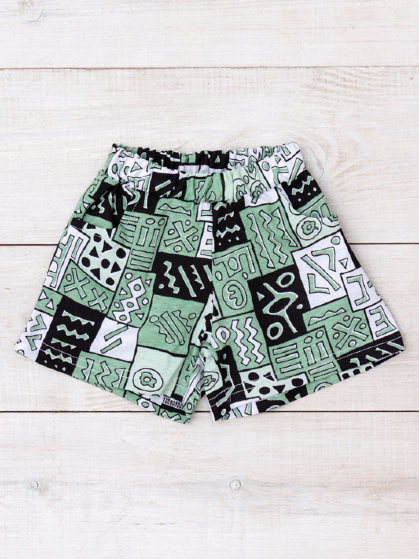 Шорты Носи своє модель 6262-002-abstrakcq-m-qtno-zelenij Фото