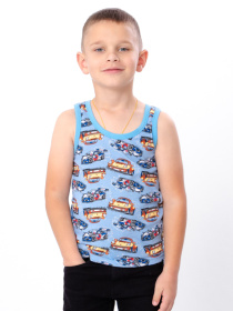 Майка для дома Носи своє модель 6072-002-4-mashinki-blakitnij Фото