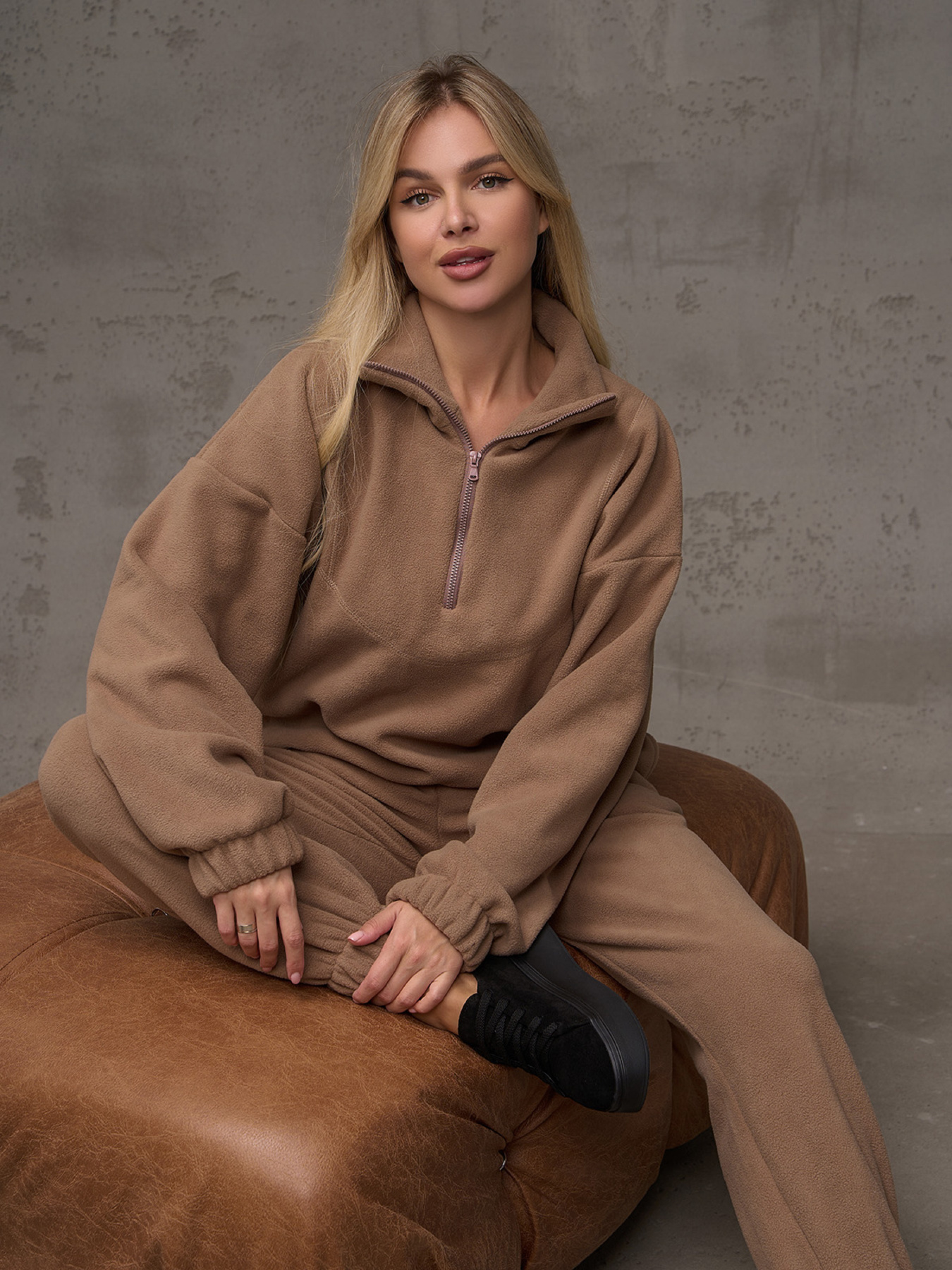 Костюм ISSA Plus модель 13637_бежевый Фото