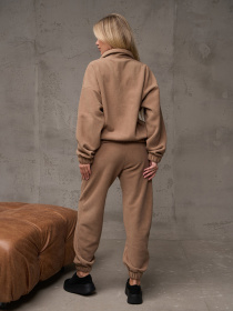 Повседневный костюм ISSA Plus модель 13637_бежевый Фото