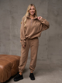 Повсякденний костюм ISSA Plus модель 13637_бежевый Фото