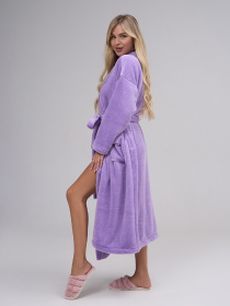 Халат ISSA Plus модель 14867_сиреневый Халат ISSA Plus модель 14867_сиреневый Фото