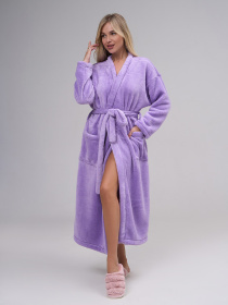 Халат ISSA Plus модель 14867_сиреневый Халат ISSA Plus модель 14867_сиреневый Фото